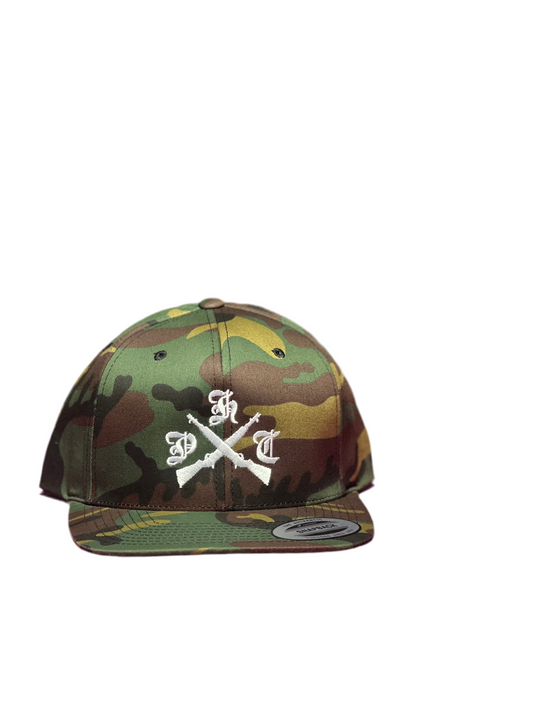 phc camo snapback hat